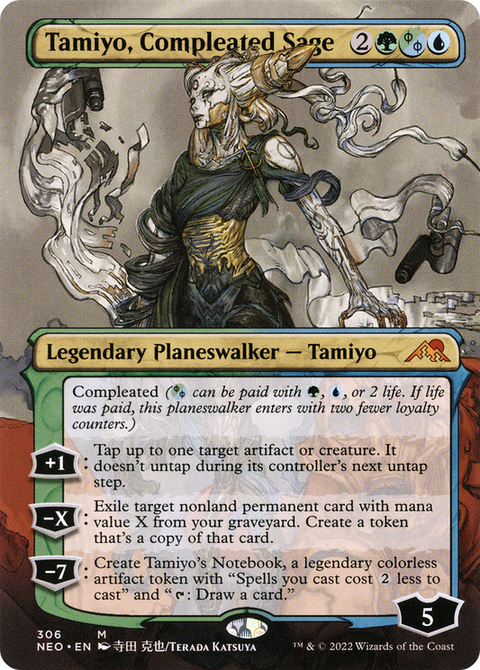 Tamiyo, Compleated Sage (306) (Borderless)