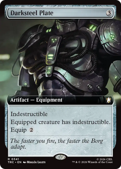 Darksteel Plate (0341) (Extended Art) (TRC)