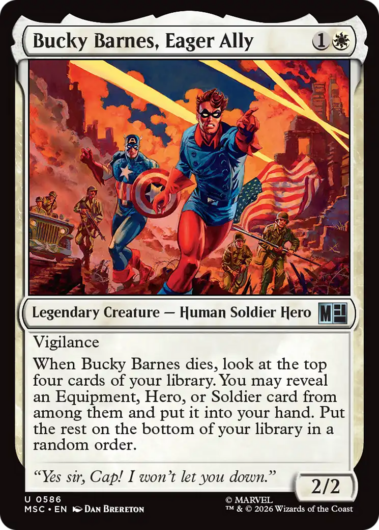 Bucky Barnes, Eager Ally (MSC) - Foil