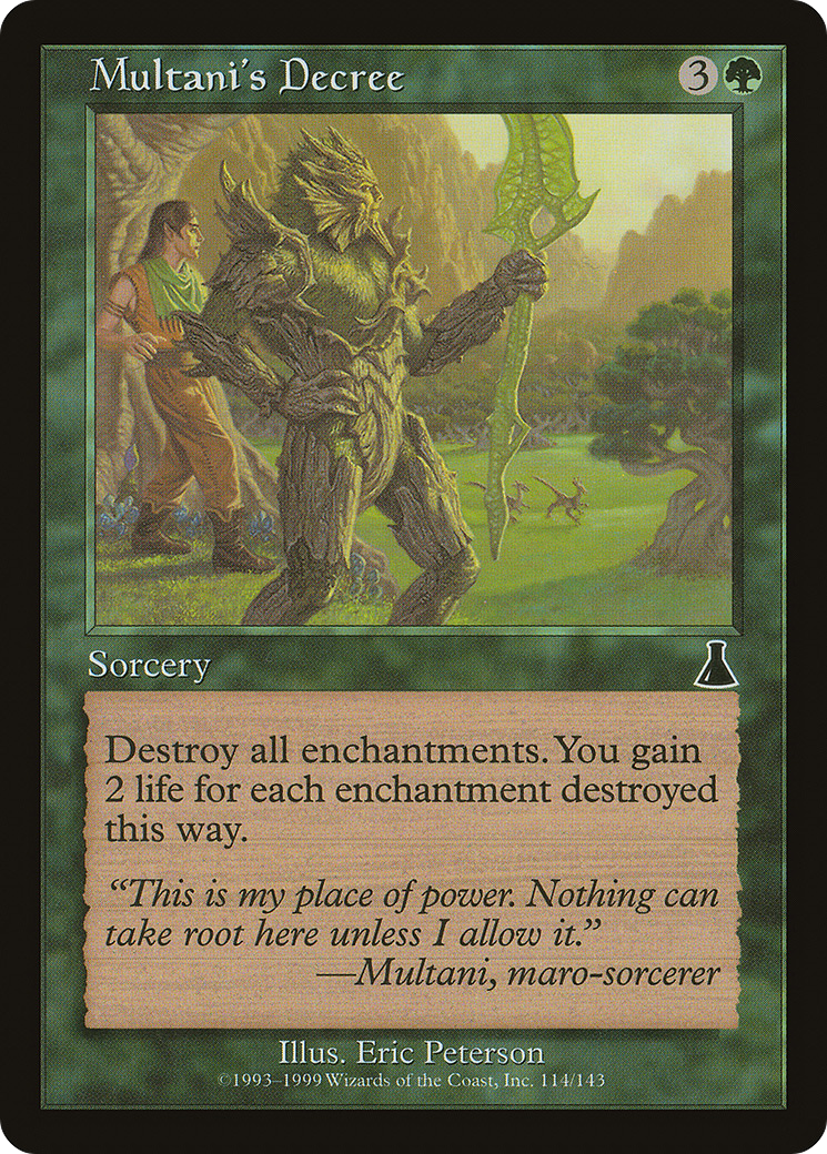 Multani's Decree - Foil