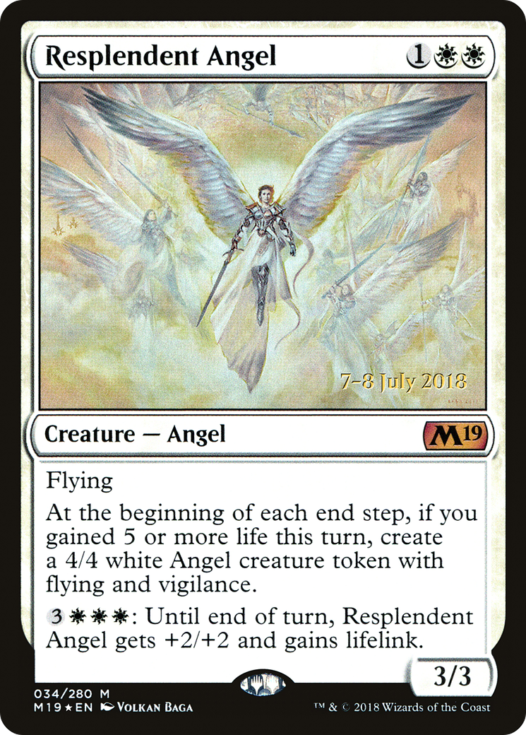 Resplendent Angel (034) (Prerelease) - Foil