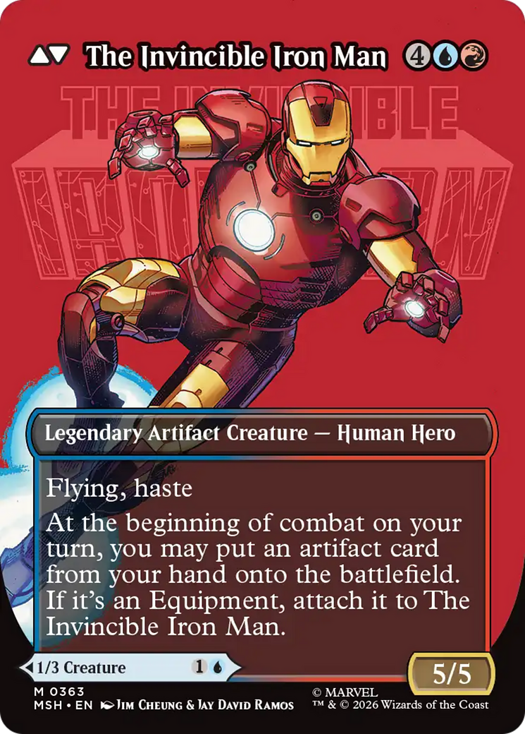 Tony Stark // The Invincible Iron Man (0363) (Borderless) (MSH)