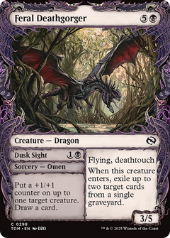 Feral Deathgorger // Dusk Sight (0298) (Showcase)