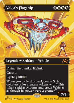 Valor's Flagship (0519) (Borderless) - First Place Foil