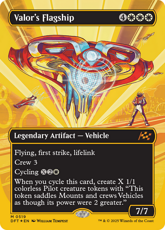 Valor's Flagship (0519) (Borderless) - First Place Foil