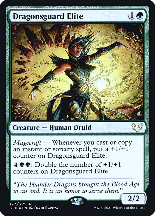 Dragonsguard Elite (127) (Prerelease) - Foil
