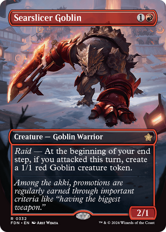 Searslicer Goblin (0332) (Borderless)