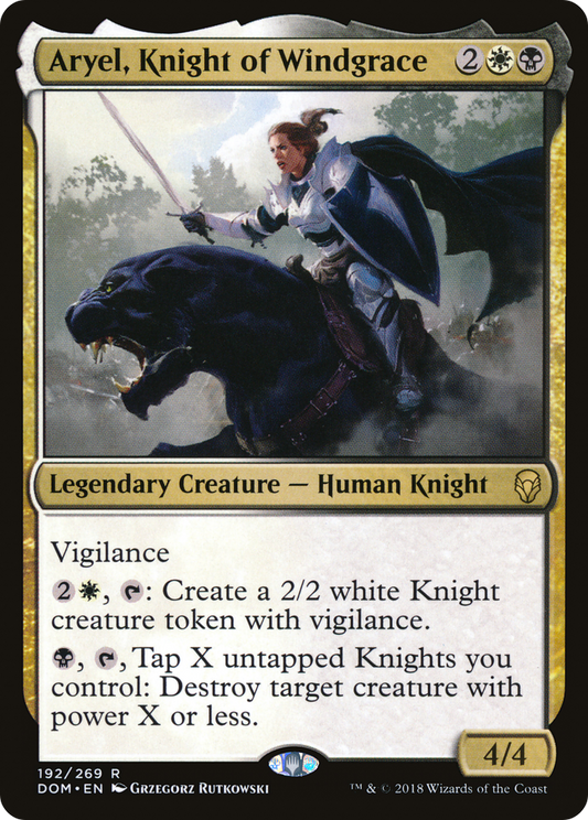 Aryel, Knight of Windgrace - Foil