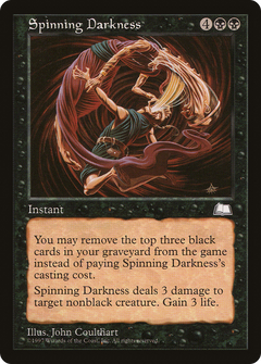Spinning Darkness