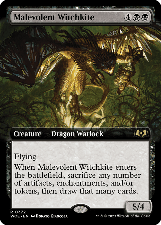 Malevolent Witchkite (0372) (Extended Art)