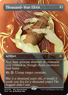 Thousand-Year Elixir (0148) (Borderless) (SPG) - Foil