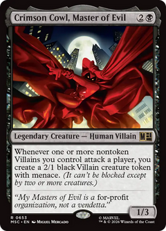 Crimson Cowl, Master of Evil (MSC) - Foil