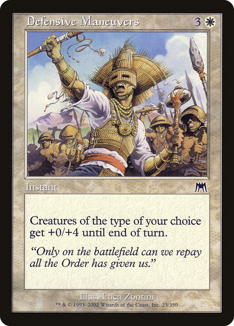 Defensive Maneuvers - Foil