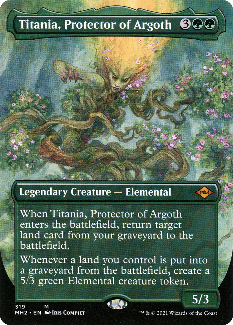 Titania, Protector of Argoth (319) (Borderless) - Foil