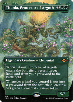 Titania, Protector of Argoth (319) (Borderless) - Foil