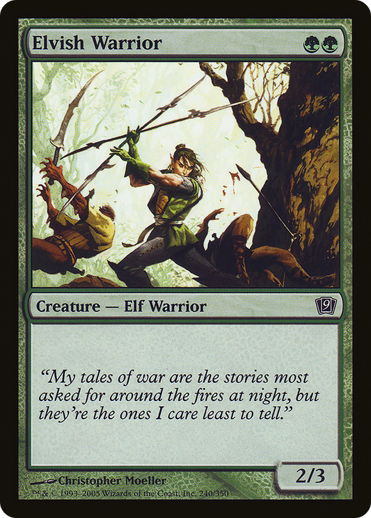 Elvish Warrior - Foil