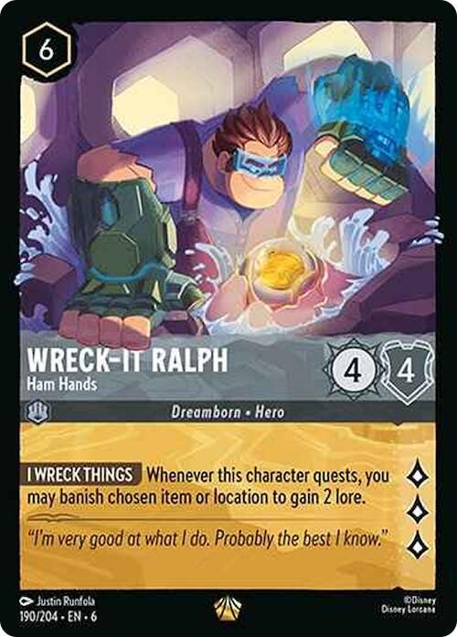 Wreck-It Ralph, Ham Hands (0190) - Cold Foil