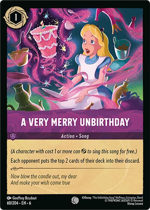 A Very Merry Unbirthday (0060) - Cold Foil