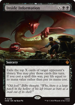 Inside Information (0296) (Extended Art) (HOB) - Foil