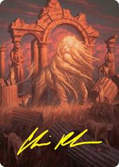 Arahbo, the First Fang (26/54) Art Card (AFDN) - Gold-Stamped Signature