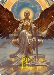 Herald of Eternal Dawn (27/54) Art Card (AFDN) - Gold-Stamped Signature