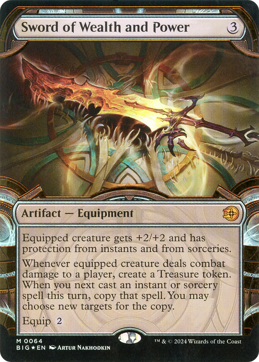 Sword of Wealth and Power (0064) (Showcase) - Raised Foil