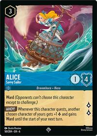 Alice, Savvy Sailor (0161) - Cold Foil