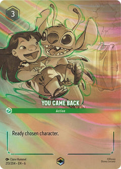 You Came Back (0213) (Enchanted) - Inkwash Foil