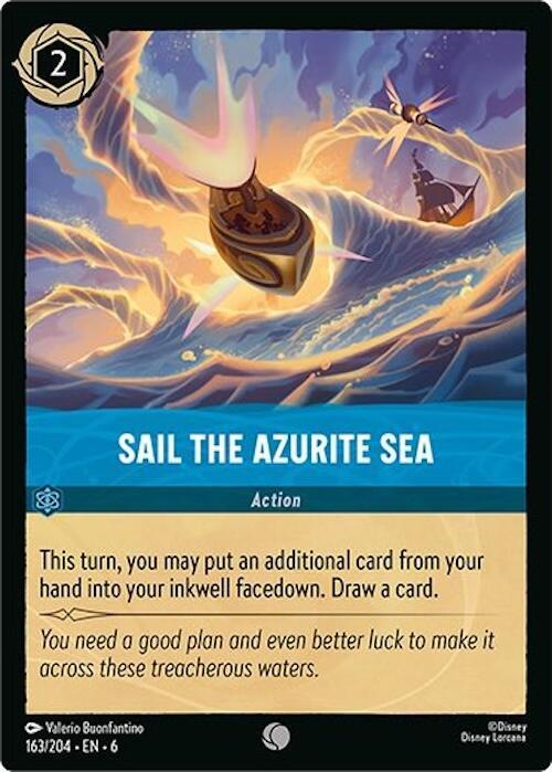 Sail the Azurite Sea (0163) - Cold Foil