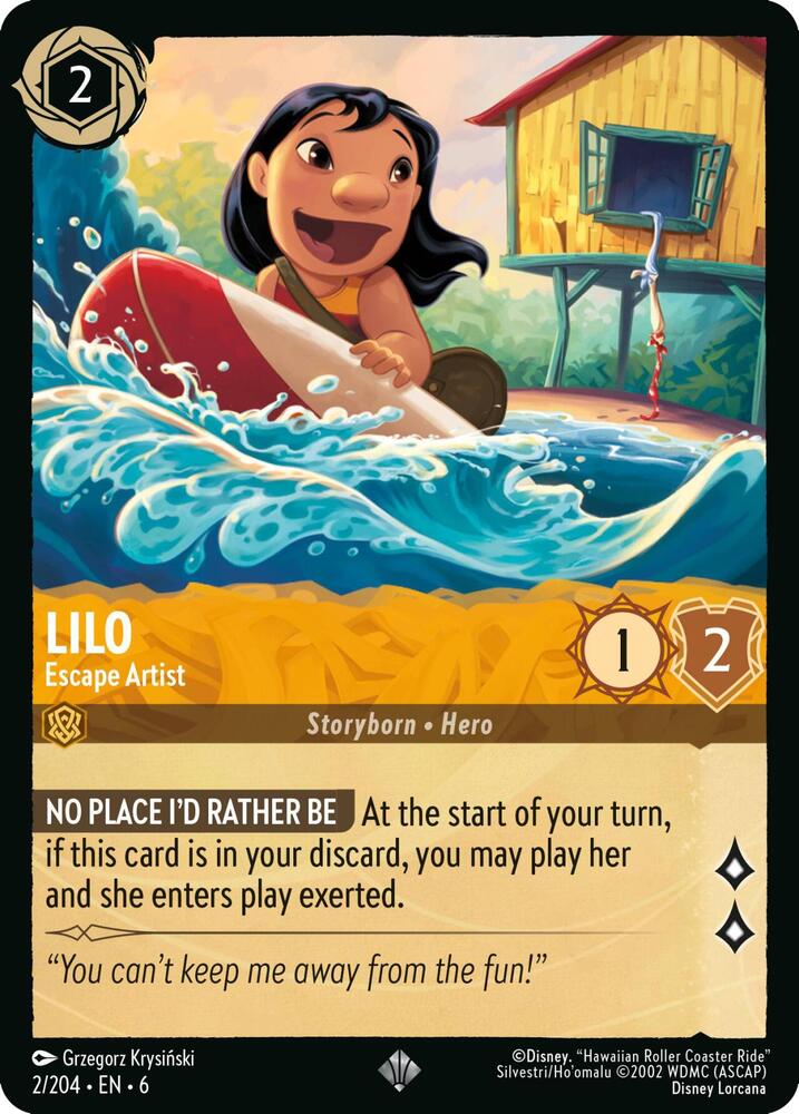 Lilo, Escape Artist (0002) - Cold Foil