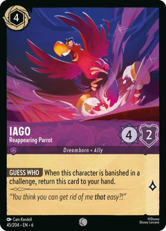 Iago, Reappearing Parrot (0045)
