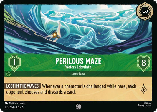Perilous Maze, Watery Labyrinth (0101) - Cold Foil