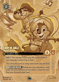 Chip 'N' Dale, Recovery Rangers (0205) (Enchanted) - Inkwash Foil