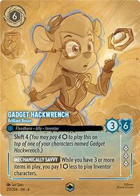 Gadget Hackwrench, Brilliant Bosun (0217) (Enchanted) - Inkwash Foil
