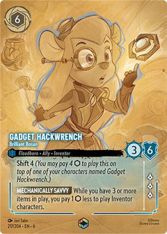Gadget Hackwrench, Brilliant Bosun (0217) (Enchanted) - Inkwash Foil