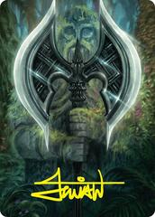 Leyline Axe (49/54) Art Card (AFDN) - Gold-Stamped Signature