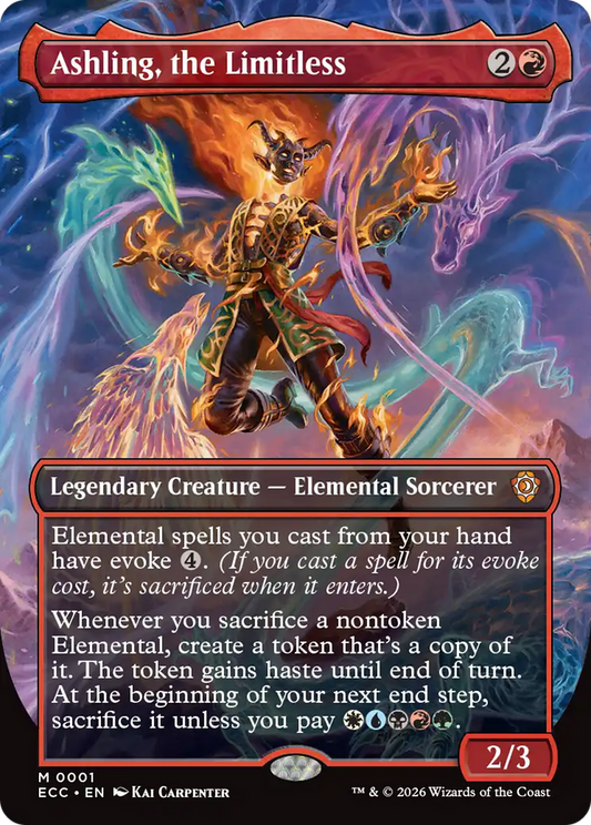 Ashling, the Limitless (0001) (Borderless) (ECC) - Foil