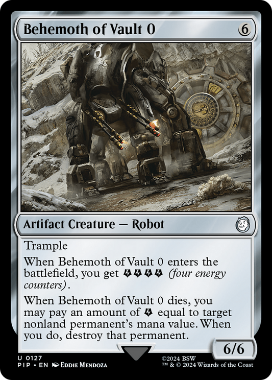 Behemoth of Vault 0 - Foil