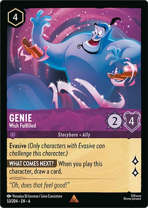Genie, Wish Fulfilled (0053) - Cold Foil