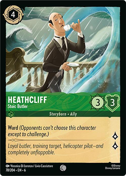 Heathcliff, Stoic Butler (0078)