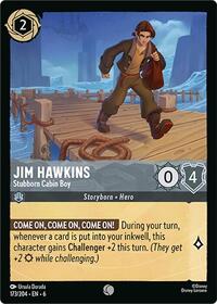 Jim Hawkins, Stubborn Cabin Boy (0173) - Cold Foil