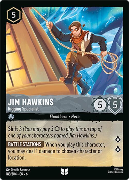 Jim Hawkins, Rigging Specialist (0183)