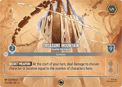 Treasure Mountain, Azurite Sea Island (0222) (Enchanted) - Inkwash Foil