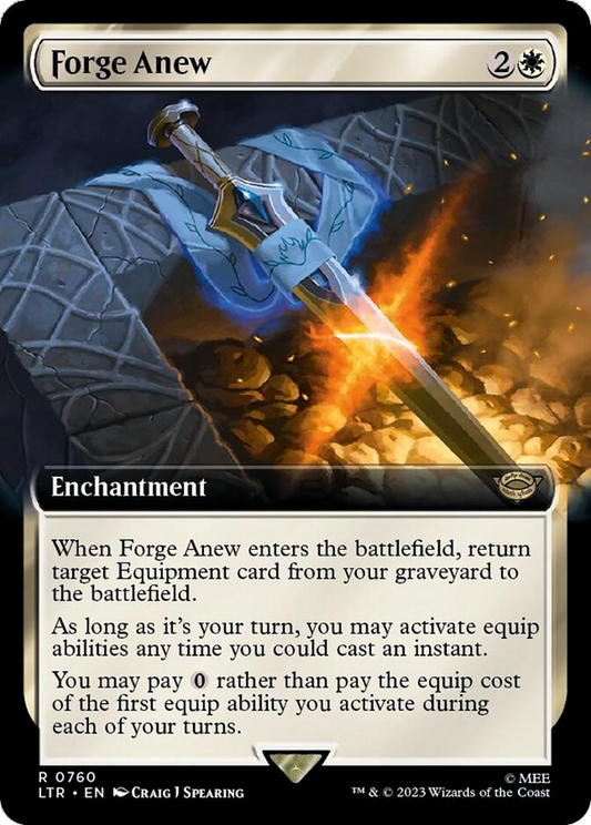 Forge Anew (0760) (Extended Art) - Surge Foil
