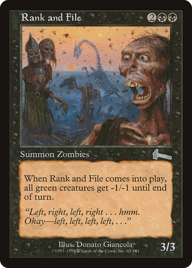 Rank and File - Foil