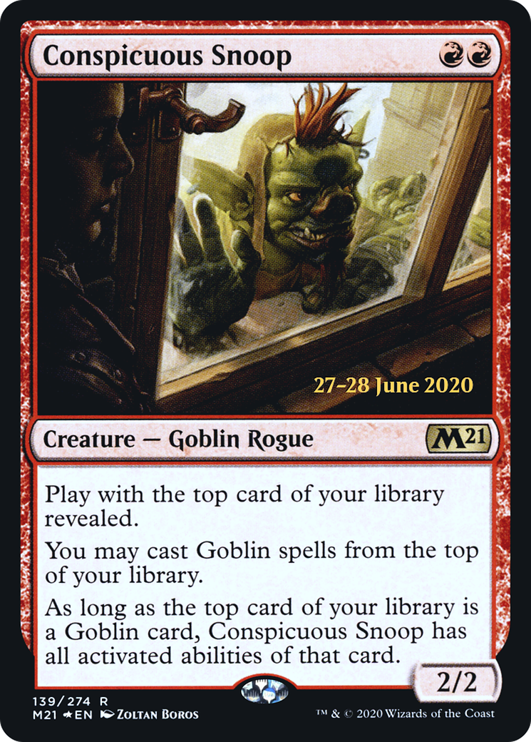 Conspicuous Snoop (139) (Prerelease) - Foil