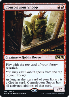 Conspicuous Snoop (139) (Prerelease) - Foil