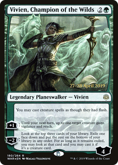 Vivien, Champion of the Wilds (180) (Prerelease) - Foil