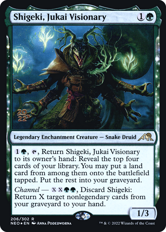Shigeki, Jukai Visionary (206) (Prerelease) - Foil