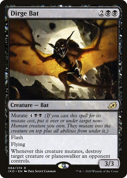 Dirge Bat - Foil